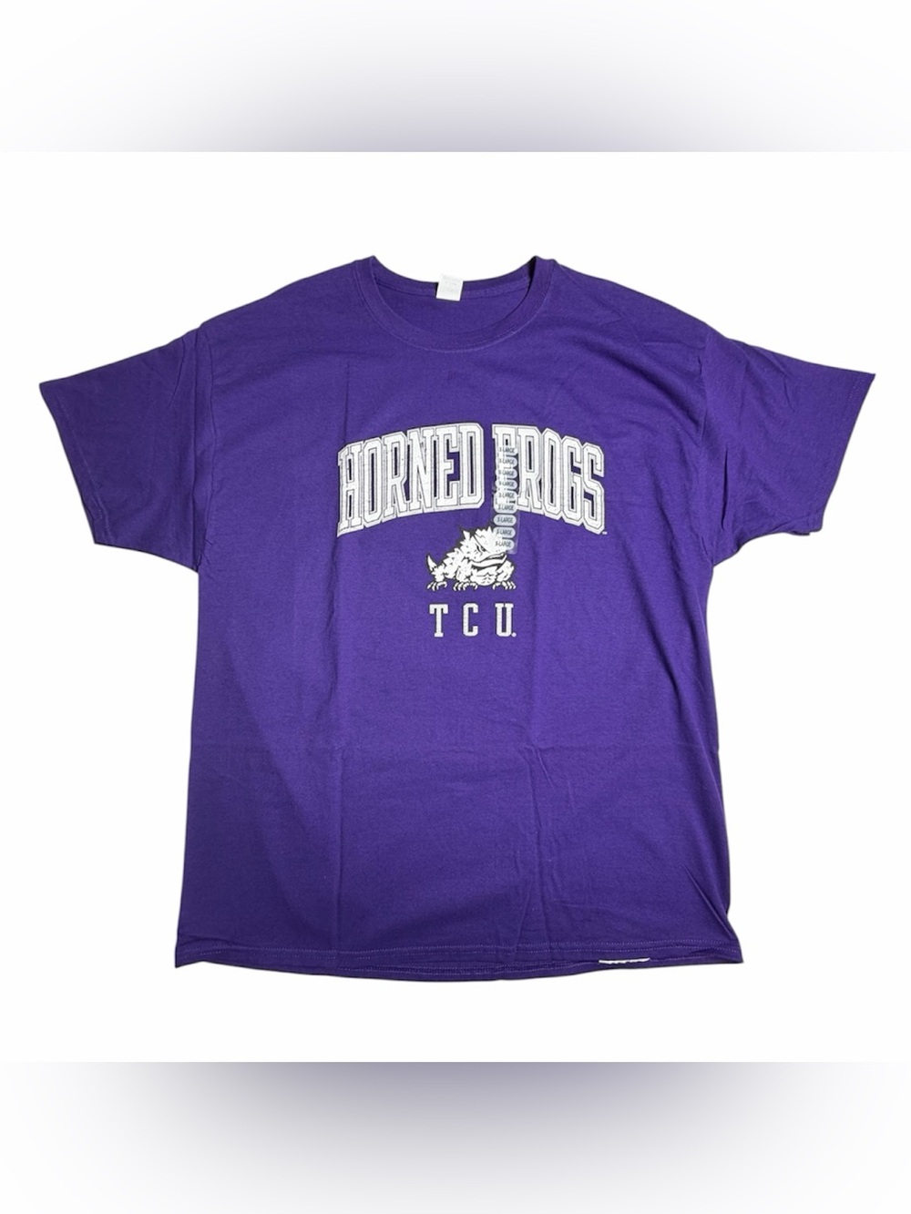 TCU Horned Frogs Shirt Mens XL Purple NCAA Hanes Graphic Short Sleeve Tee